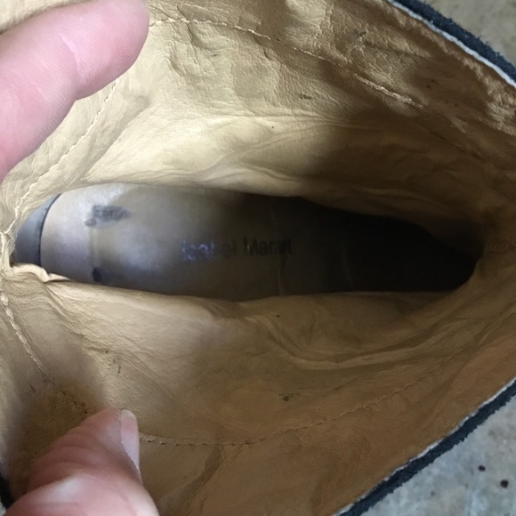 Isabel Marant Etoile Rawson Black Suede Booties - Picture 11 of 13